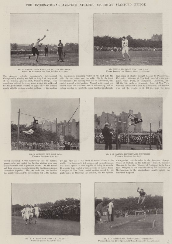 Mezinárodní amatérské atletické sporty na Stamford Bridge od English Photographer
