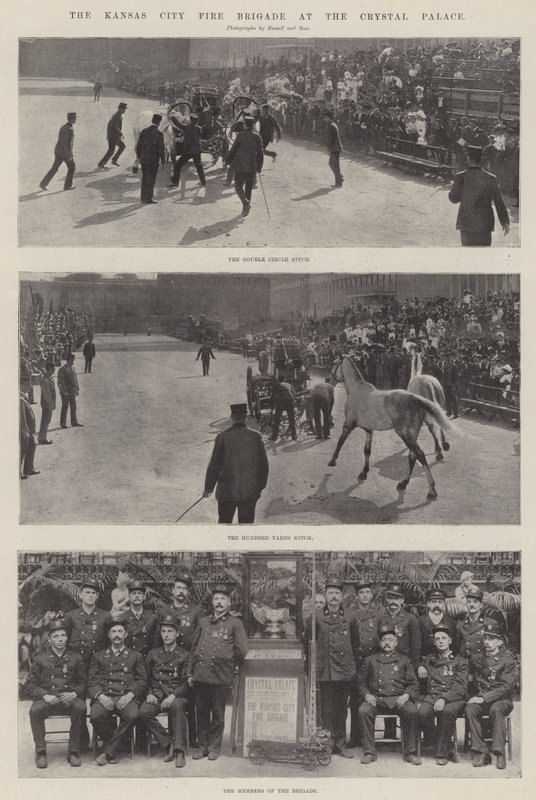 Kansas City Fire Brigade v Crystal Palace od English Photographer