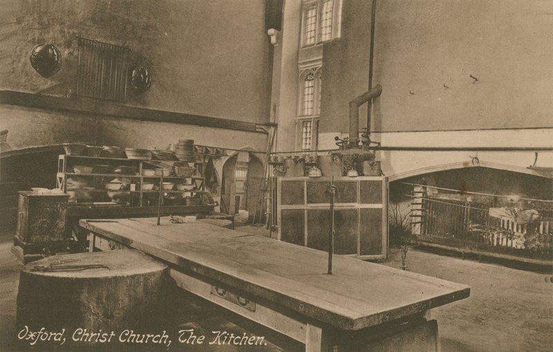 The Kitchen, Christ Church, Oxford. Pohlednice odeslána v roce 1913. od English Photographer