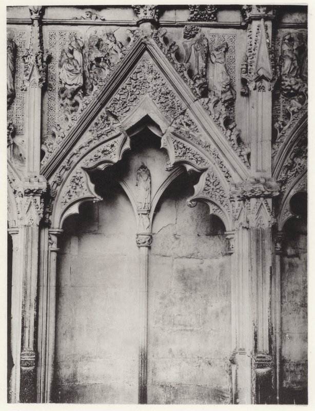 Lady Chapel, katedrála Ely: South Side, XIX (černobílá fotografie) od English Photographer