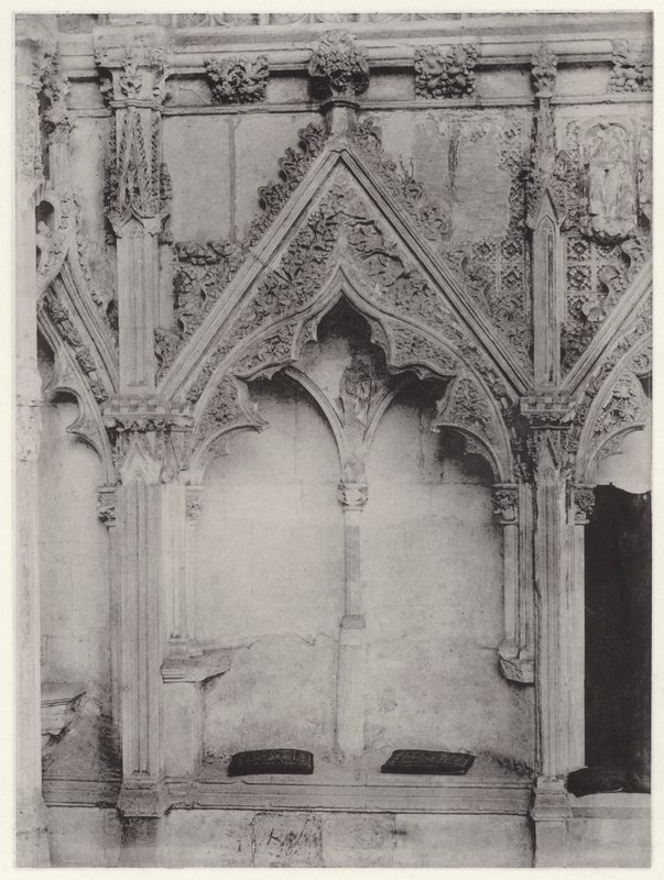 Lady Chapel, Ely Cathedral: South Side, from East, I (č/b foto) od English Photographer