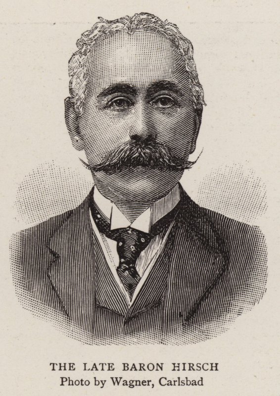 Zesnulý baron Hirsch od English Photographer