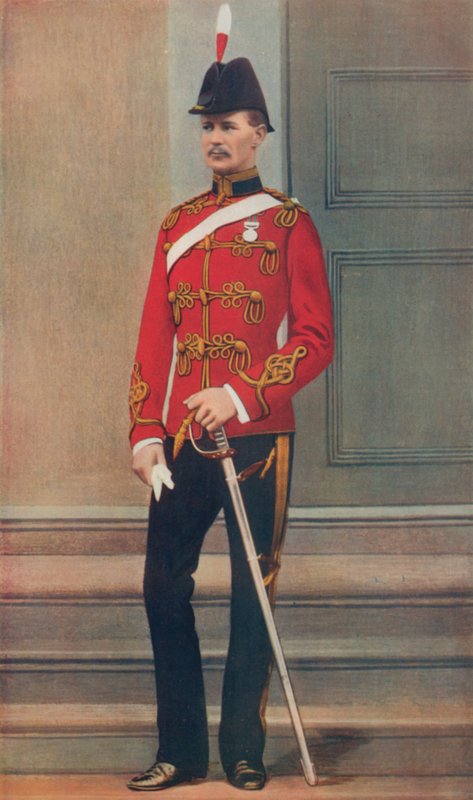Zesnulý poručík Hon. F. H. S. Roberts. Královské královské pušky od English Photographer