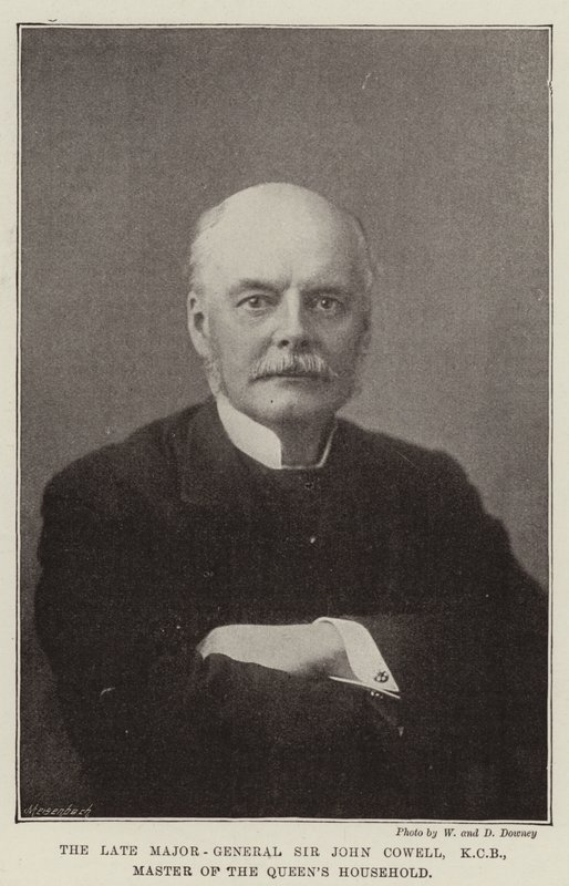 Zesnulý generálmajor Sir John Cowell, KCB, Master of the Queens Household od English Photographer