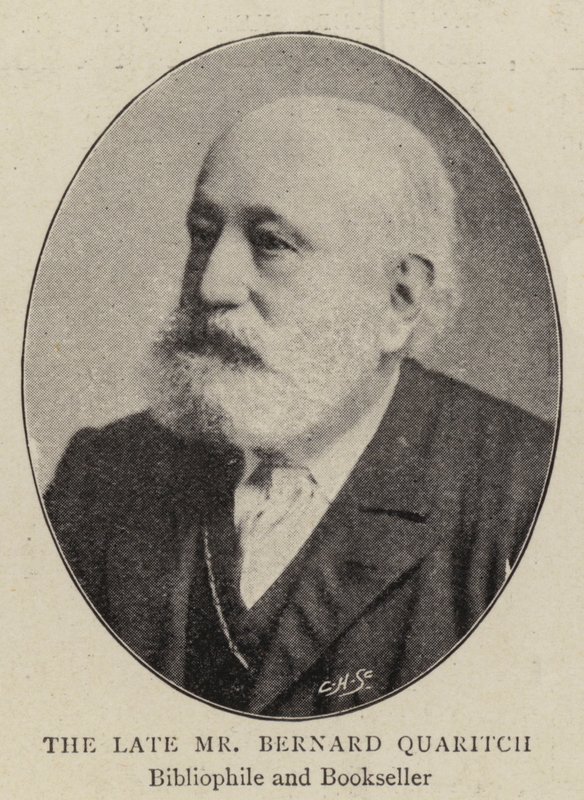 Zesnulý pan Bernard Quaritch od English Photographer