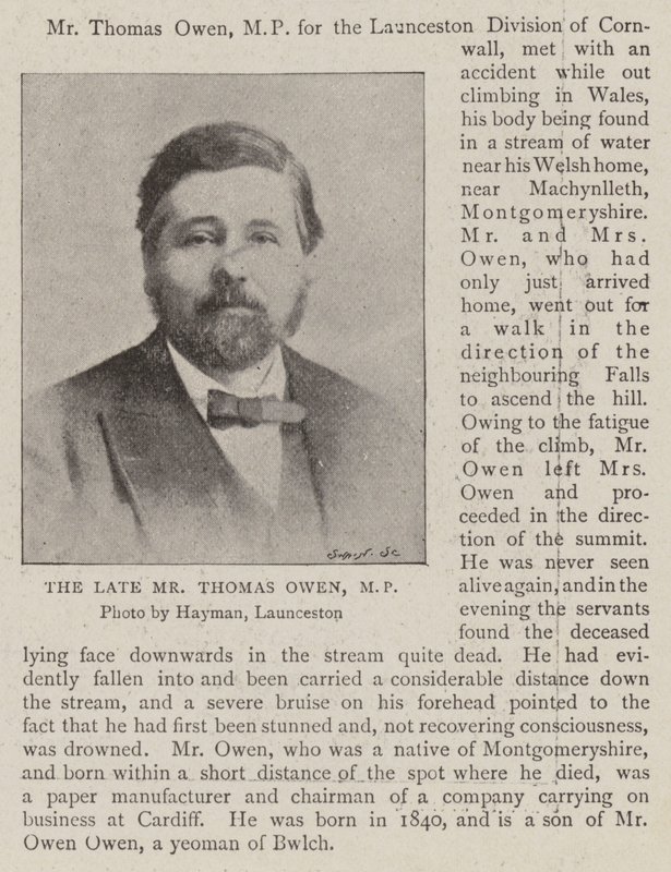 Zesnulý pan Thomas Owen, MP od English Photographer