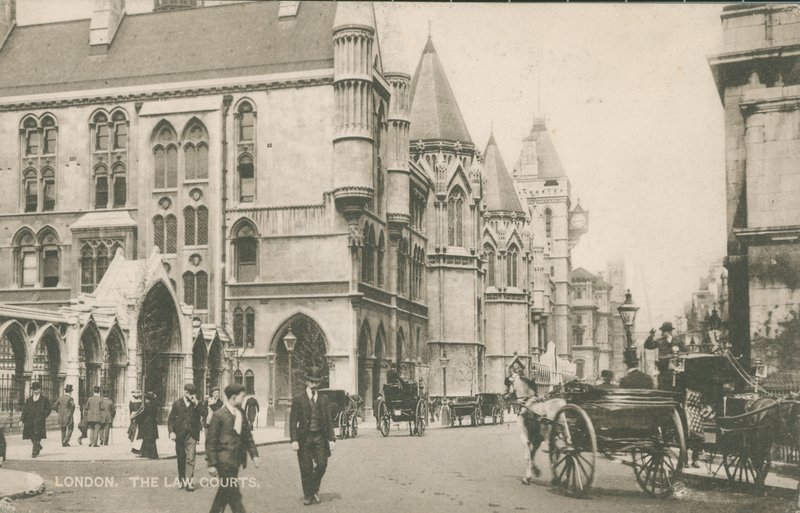 The Law Courts, Londýn od English Photographer