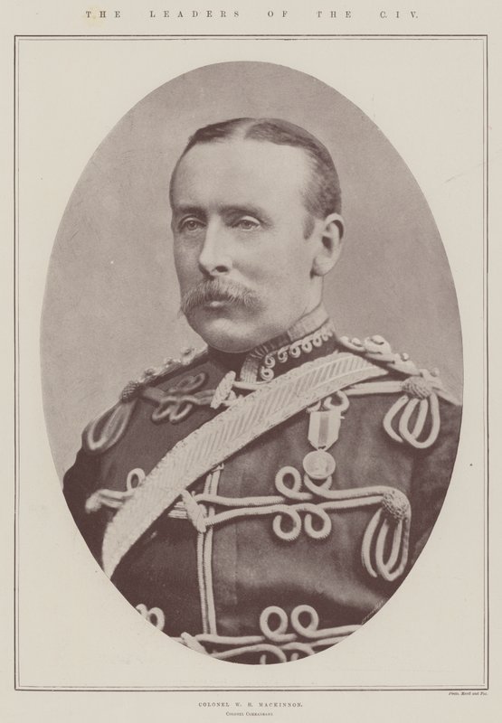 Vůdci CIV, plukovník WH Mackinnon, plukovník velitel od English Photographer