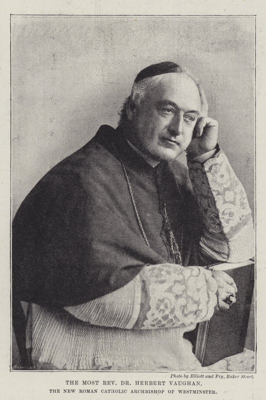 Nejctihodnější Dr Herbert Vaughan, nový římskokatolický arcibiskup z Westminsteru od English Photographer