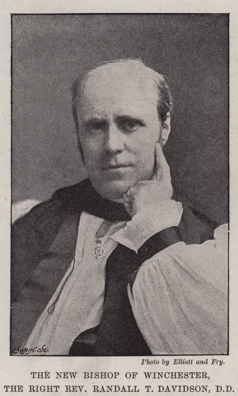 Nový biskup z Winchesteru, pravý reverend Randall T Davidson, DD od English Photographer