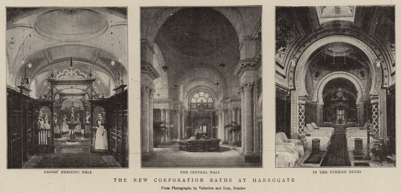 The New Corporation Baths at Harrogate od English Photographer