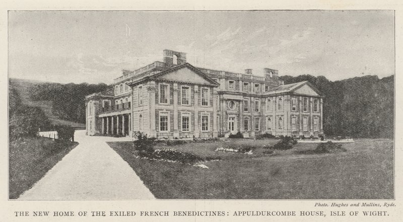 Nový domov vyhnaných francouzských benediktinů, Appuldurcombe House, Isle of Wight od English Photographer