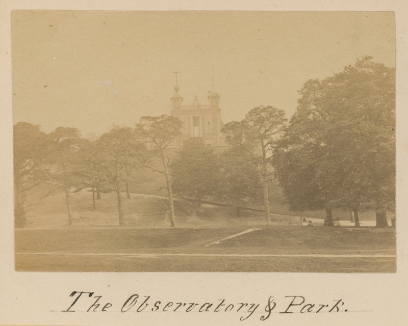 Observatoř a park, Greenwich od English Photographer