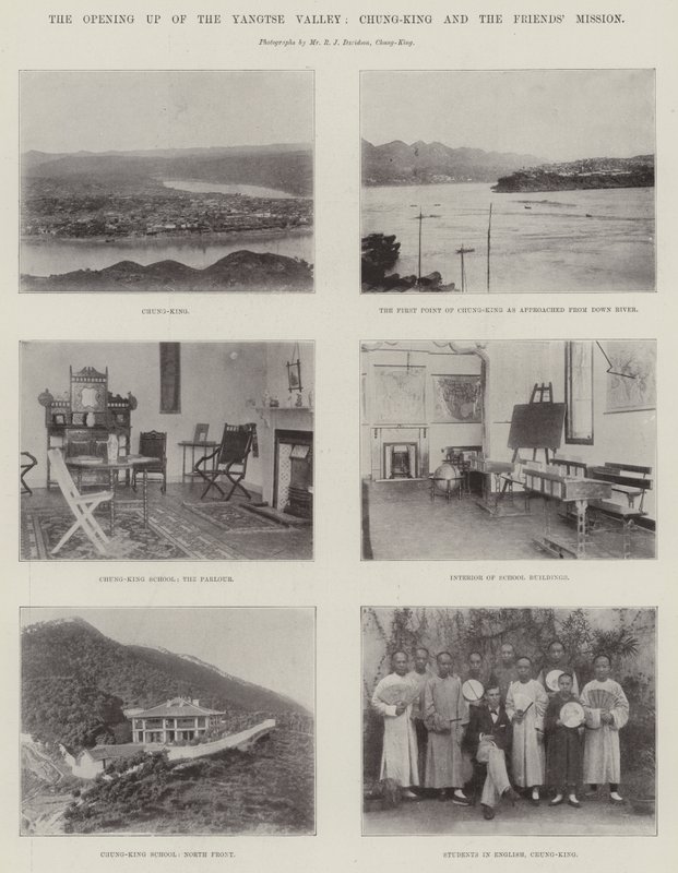 Otevření údolí Yangtse, Chung-King a mise přátel od English Photographer
