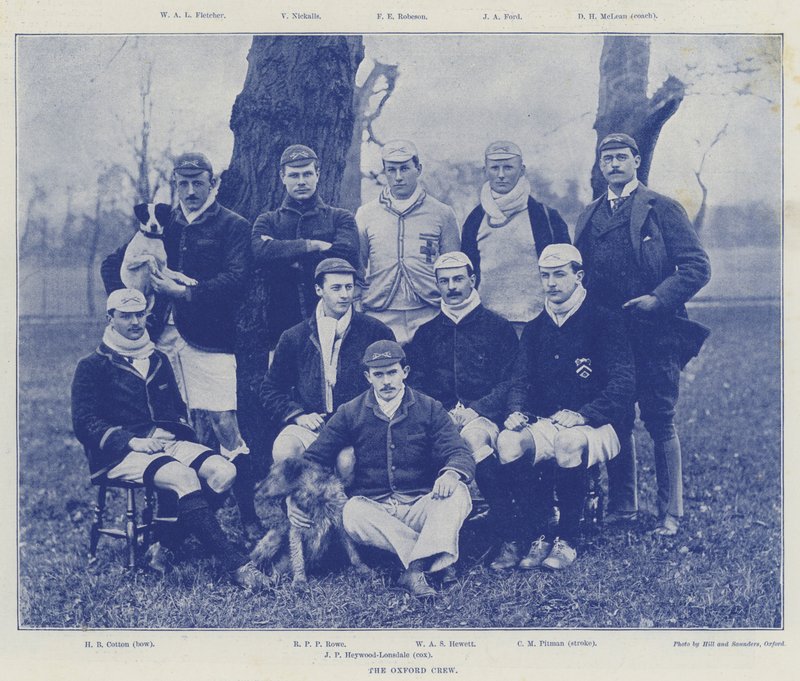 Oxford Crew od English Photographer