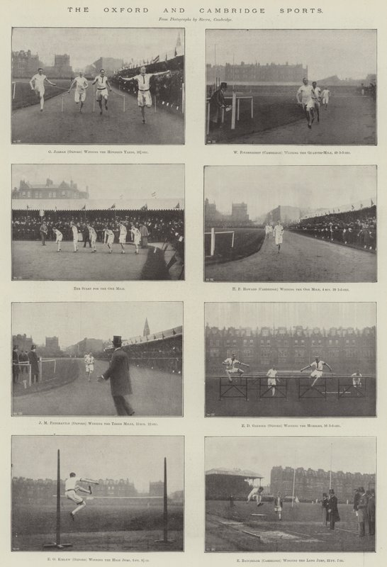 Oxford a Cambridge Sports od English Photographer