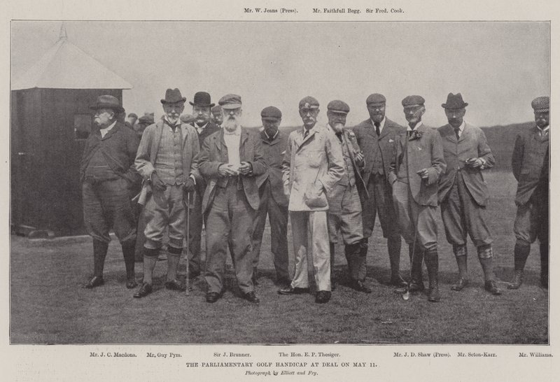 The Parliamentary Golf Handicap at Deal 11. května od English Photographer