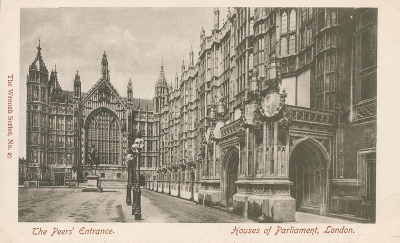 Peers Entrance, Houses of Parliament, Londýn od English Photographer
