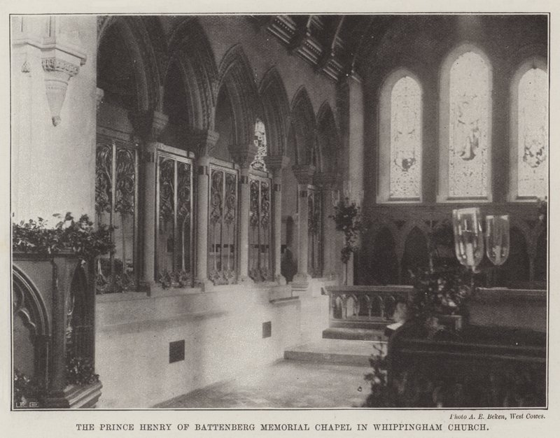 Pamětní kaple prince Jindřicha z Battenbergu ve Whippingham Church od English Photographer