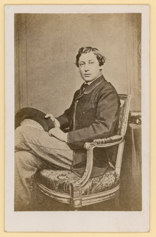 Princ z Walesu, budoucí král Edward VII. (černobílá fotografie) od English Photographer