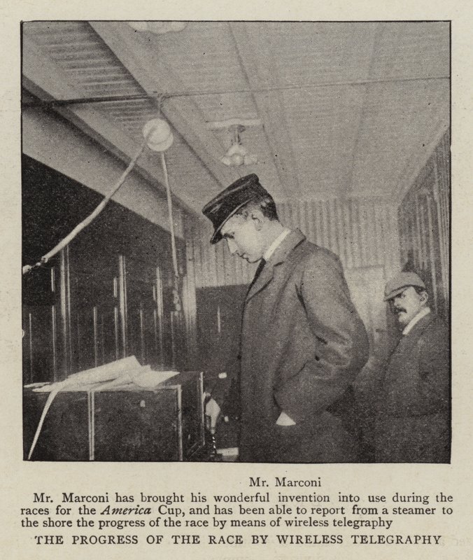 Vývoj závodu pomocí bezdrátové telegrafie od English Photographer
