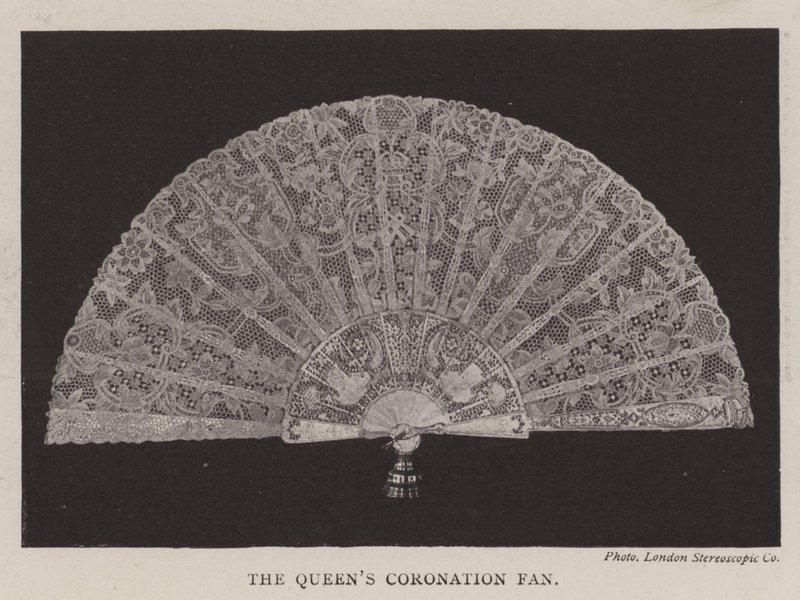 The Queens Coronation Fan od English Photographer