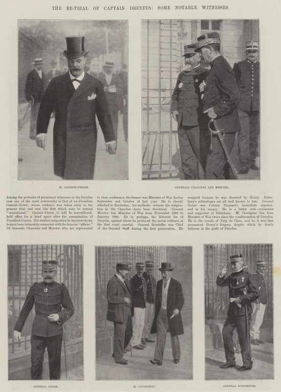 Opakovaný proces s kapitánem Dreyfusem, některými významnými svědky od English Photographer