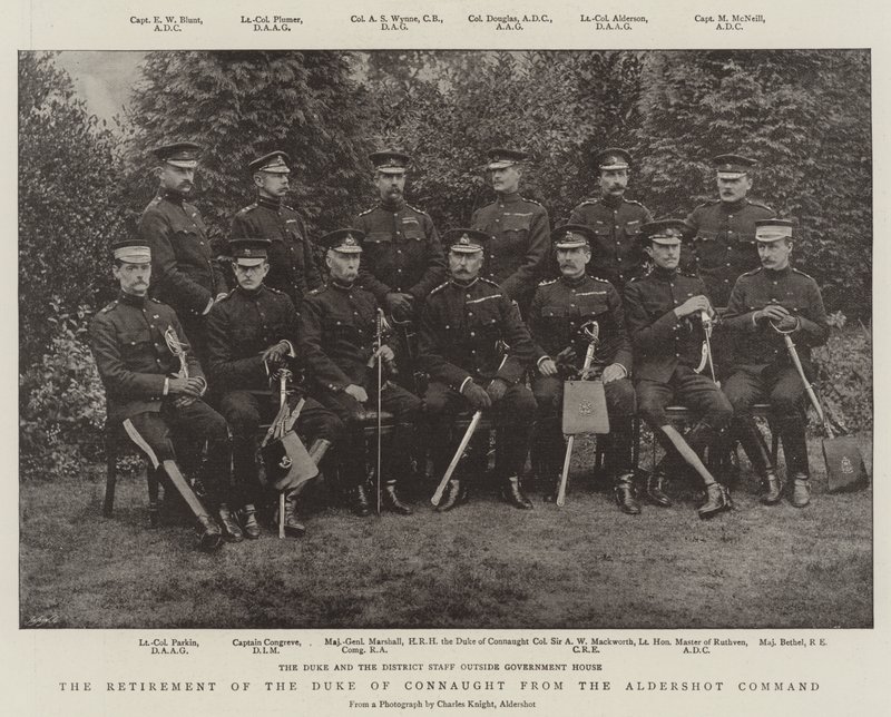Odchod vévody z Connaughtu z velitelství Aldershot od English Photographer