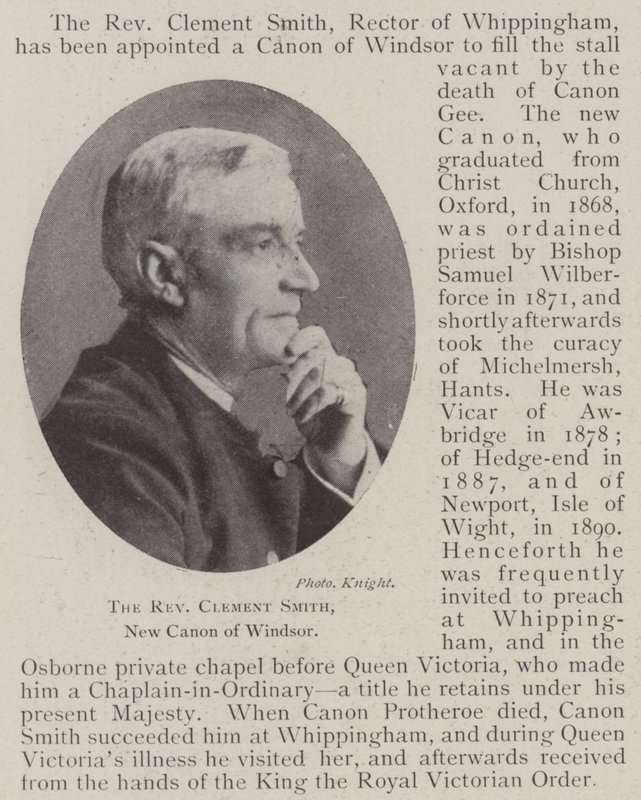 Reverend Clement Smith, nový kanovník z Windsoru od English Photographer