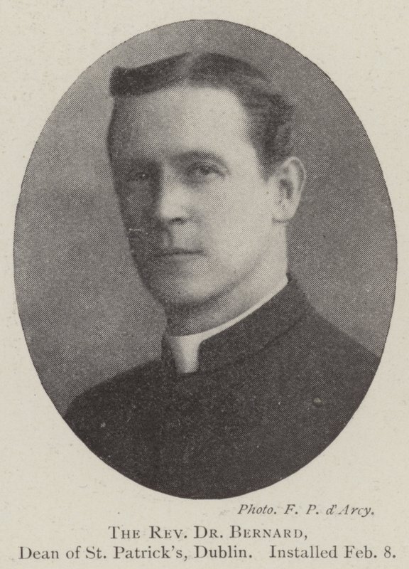 Reverend Dr Bernard, děkan ze St Patricks, Dublin, instalováno 8. února od English Photographer