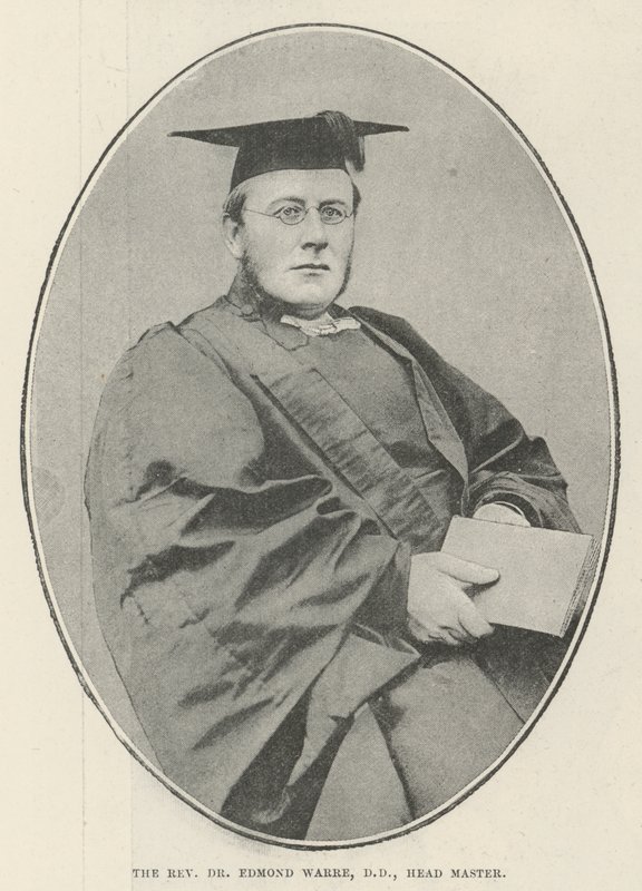 Reverend Dr Edmond Warre, DD, hlavní ředitel od English Photographer