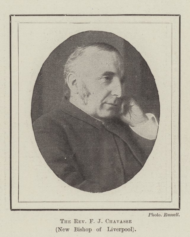 Reverend F J Chavasse, nový biskup z Liverpoolu od English Photographer