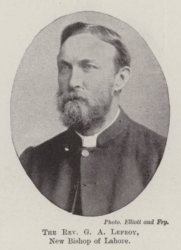 Reverend G A Lefroy, nový biskup z Láhauru od English Photographer