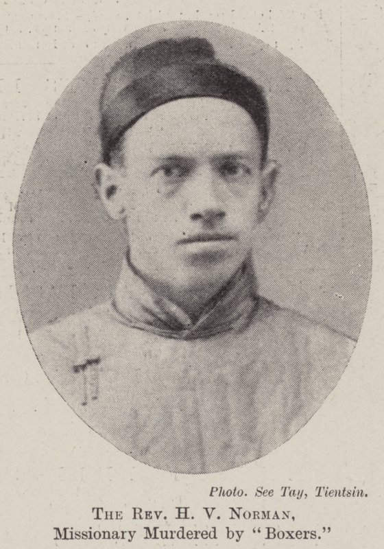 Reverend HV Norman, misionář zavražděný boxery od English Photographer