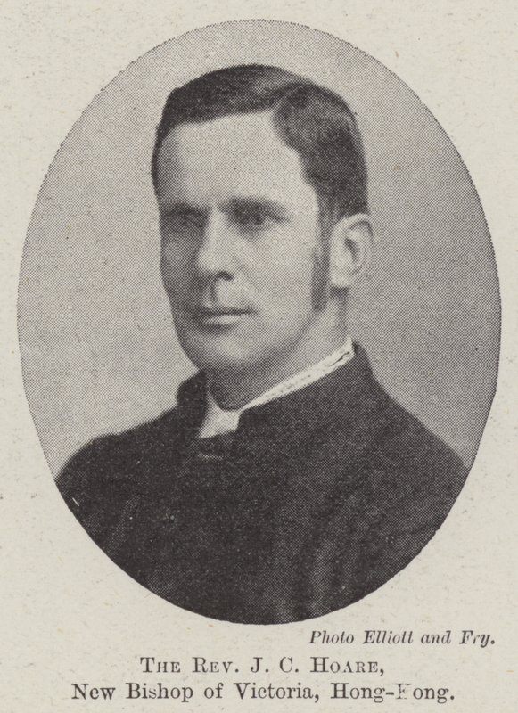 Reverend J C Hoare, nový biskup z Victorie, Hong-Kong od English Photographer