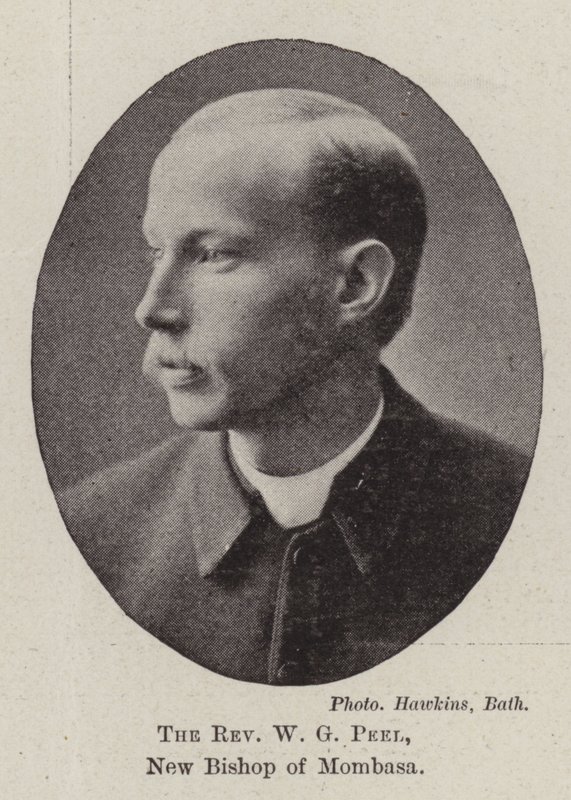 Reverend W G Peel, nový biskup z Mombasy od English Photographer