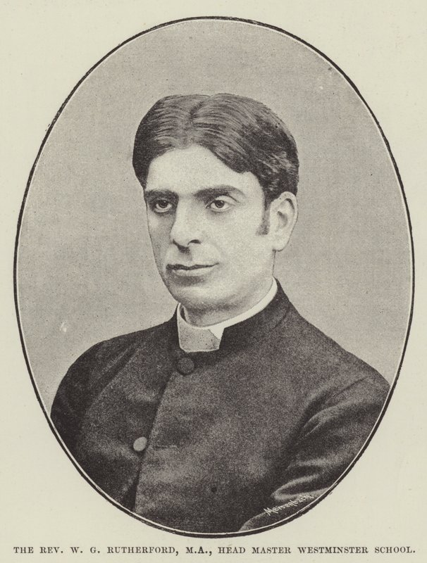 Reverend W G Rutherford, MA, ředitel Westminsterské školy od English Photographer