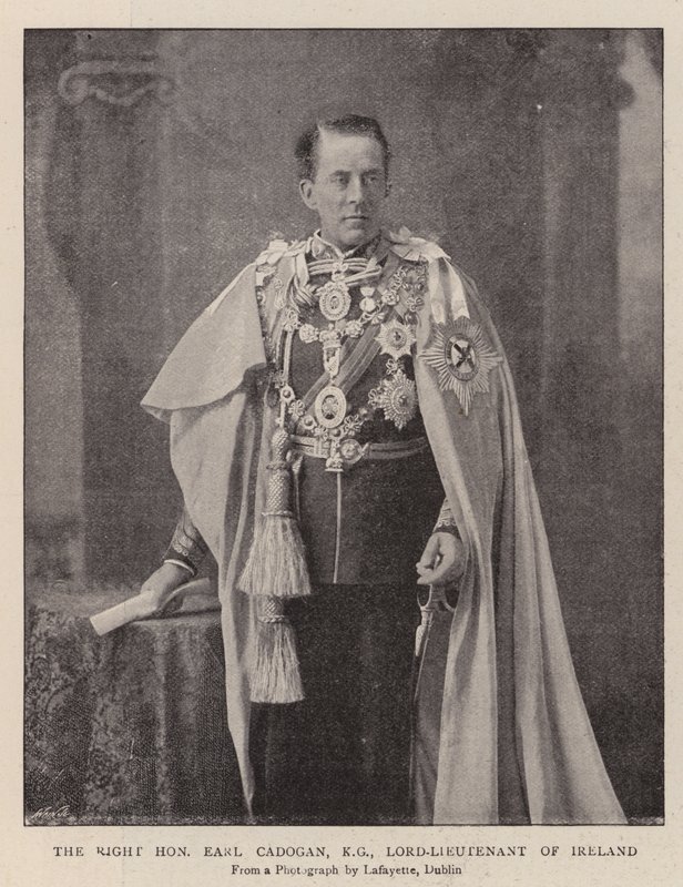 The Right Honorable Earl Cadogan, KG, Lord-Lieutenant of Ireland od English Photographer