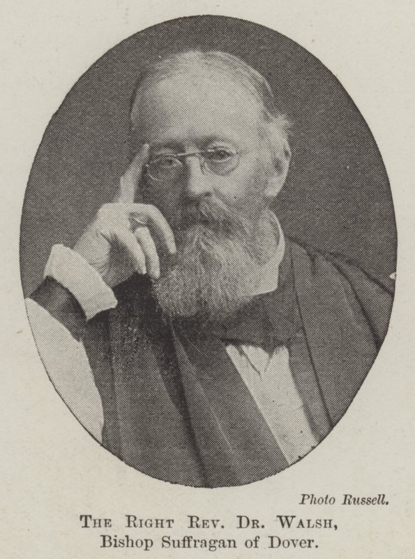 Pravý reverend Dr Walsh, biskup Suffragan z Doveru od English Photographer