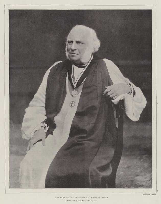 Správný reverend William Stubbs, DD, biskup z Oxfordu od English Photographer