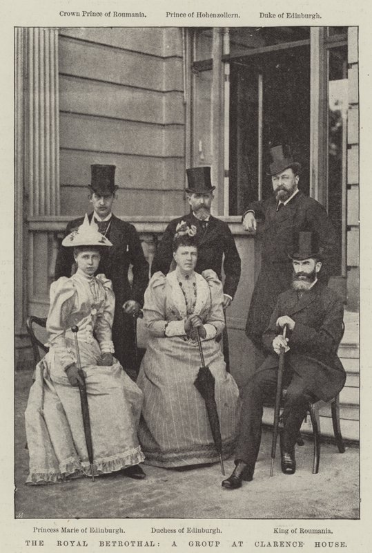 The Royal Betrothal, skupina v Clarence House od English Photographer