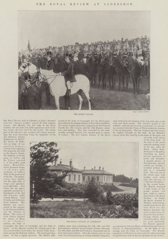 The Royal Review na Aldershot od English Photographer