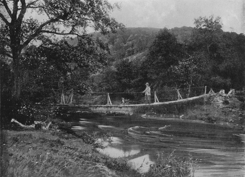 Roztřesený most, Llandrindod Wells od English Photographer