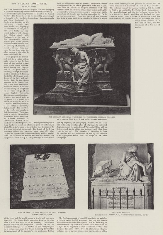 Shelley Monuments od English Photographer