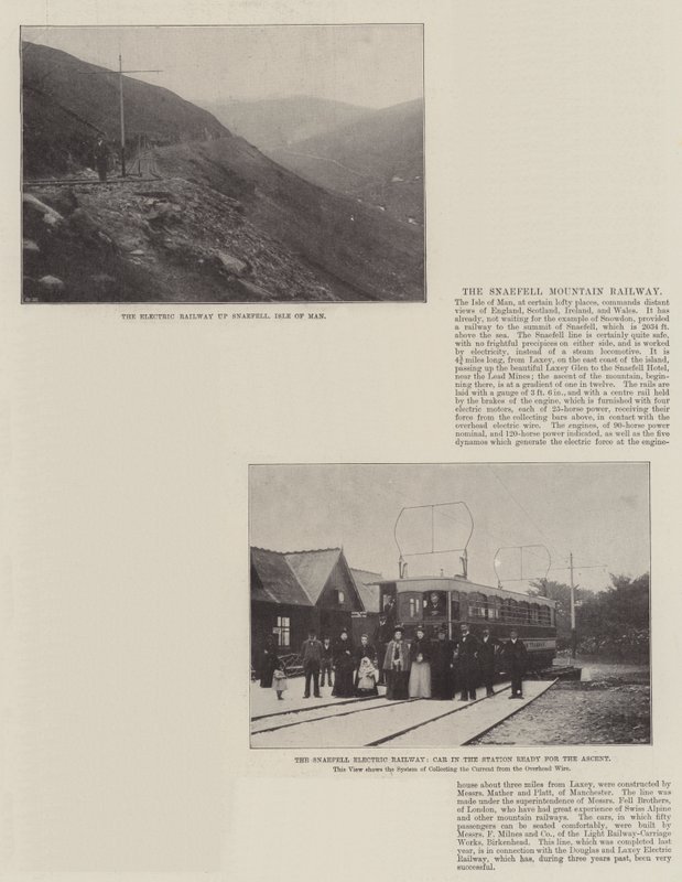 Horská železnice Snaefell od English Photographer