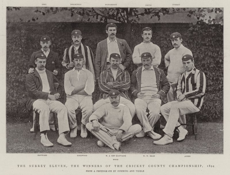 Surrey Eleven, vítězové Cricket County Championship, 1894 od English Photographer