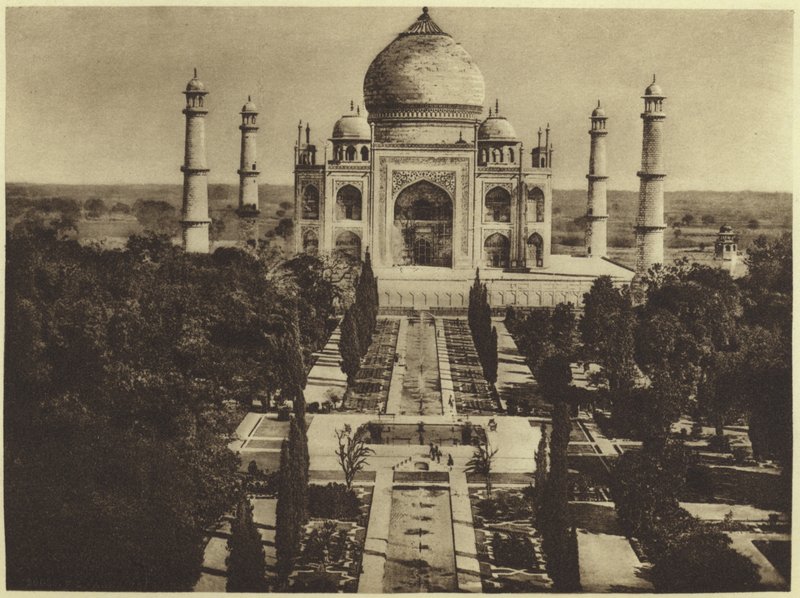 Taj-Mahal v Agra (hlubotisk) od English Photographer