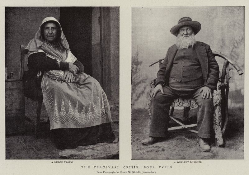 Transvaalská krize, búrské typy od English Photographer