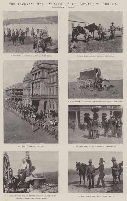 Transvaalská válka, Incidenty postupu do Pretorie od English Photographer