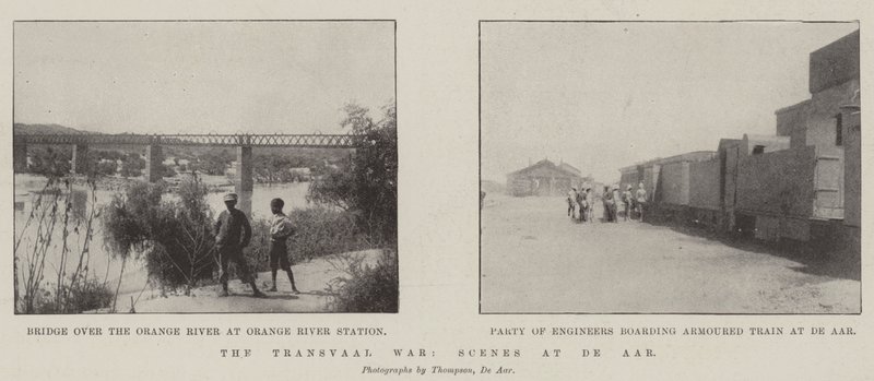 Transvaalská válka, scény v De Aar od English Photographer